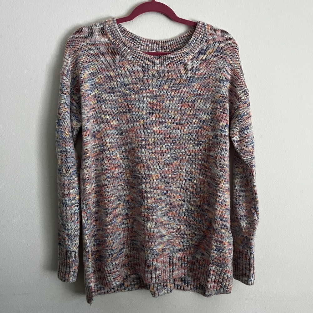 GAP Pullover Crewneck Watercolor Sweater